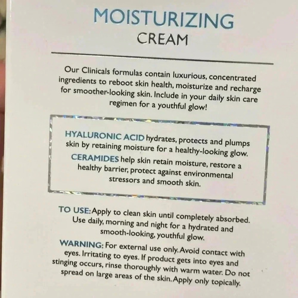 SpaScriptions Clinicals- Moisturizing Cream with Hyaluronic Acid & Ceramide EACH - Picture 4 of 6